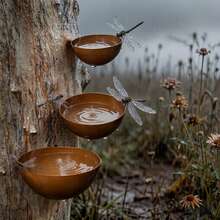 3件套复古雨水收集器套装 - 螺丝固定设计，适用于昆虫饮水器、花园支架和金属装饰，户外园艺装饰 - 多款式 - 查看 9