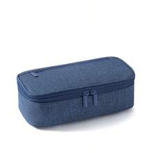 Customized Logo & Text Minimalist Large Capacity Pencil Case, Stationery Bag, Pencil Pouch For Students, Back To School Gift, Durable Oxford Cloth Zipper Pencil Storage Bag, Suitable For Independence Day, Mother's Day, Father's Day, Back To School Season, Graduation Season,Back To School - Multicolor - View 10