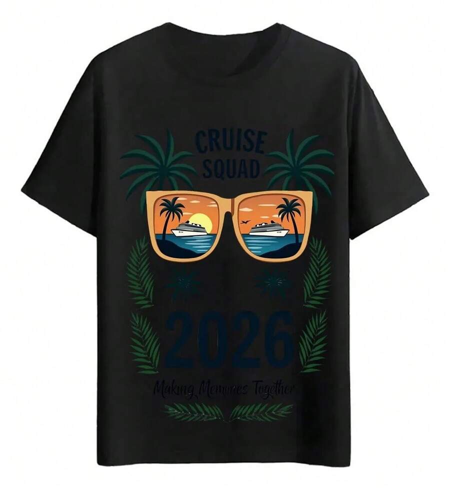 Sunglasses T-Shirts 2026 - Black - View 1