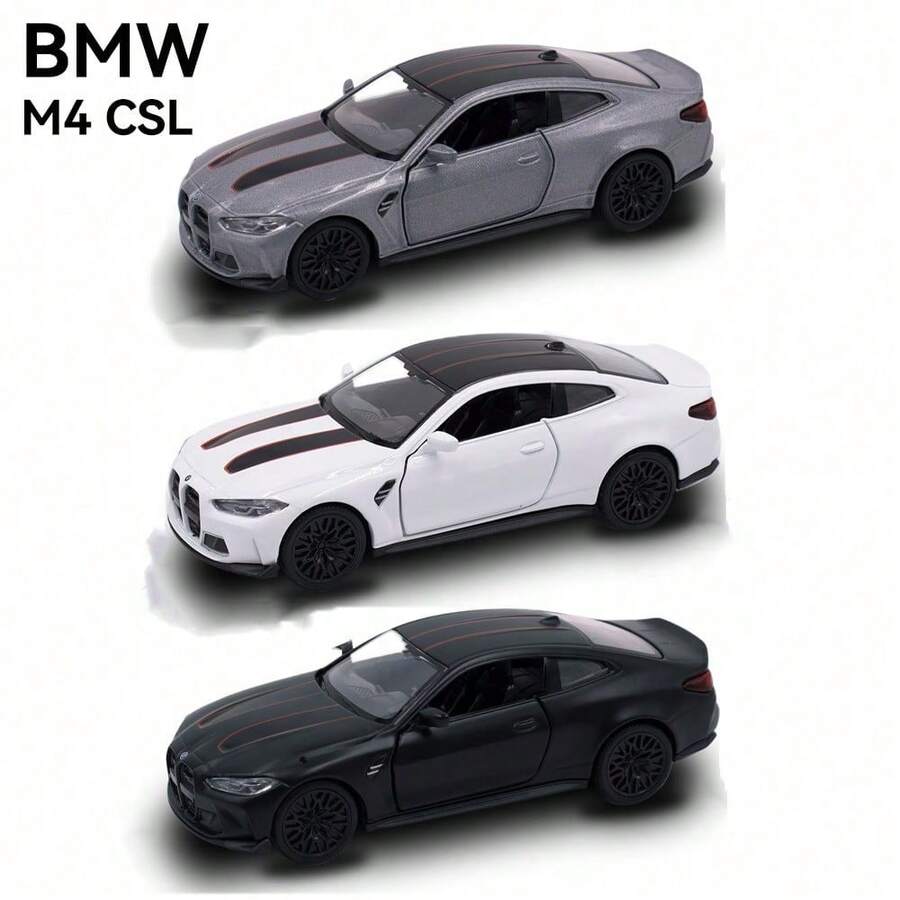 Burago 1:36 Scale M4 CSL Zinc Alloy Diecast Model Car, Creative Model Toy Decor, Suitable For Teens And Adults Collection, Can Be Used As Room Decoration Gift - Multicolor - View 1