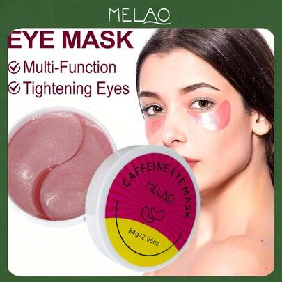  MELAO Caffeine Eye Mask, 84g/2.96oz, Reduces Dark Circles, Puffiness & Fine Lines, Anti-Aging & Brightening