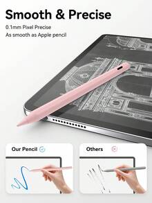 第二代 Apple Pencil，磁吸式无线充电，含充电线，兼容 iPad A16/10/9/8/7/6、iPad mini 7/6/5、iPad Air 5/4/3、iPad Air 11 英寸 M3/M2、iPad Air 13 英寸 M3/M2、iPad Pro 11 英寸 M5/M4/4/3/2/1、iPad Pro 12.9 英寸 6/5/4/3、iPad Pro 13 英寸 M5/M4，90mAh，粉色 - 粉色 - 查看 8