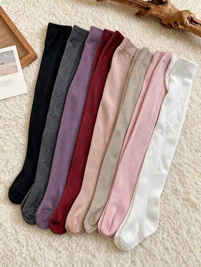 Bộ 8 quần legging trơn màu dễ phối đồ cho bé gái, quần bó sát đa năng phù hợp cho mùa xuân, mùa thu và mọi mùa, thích hợp cho trẻ em từ 0-12 tuổi, lý tưởng cho thời tiết chuyển mùa và mặc đi học.