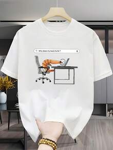 Men T-Shirts - White - View 6