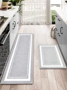 1/2 piezas Alfombra de cocina estilo bohemio antifatiga, Alfombra de cocina estilo bohemio antideslizante y lavable, Alfombra cómoda para estar de pie - Multicolor - Ver 1