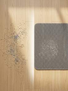 Double Layer Cat Litter Mat, Honeycomb Design Litter Trapping Mat, Washable Waterproof Pet Mat, Multi-Color - Multicolor - View 8