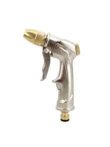 1pc High Pressure Metal Garden Hose Nozzle Spray Gun With Brass Tip, For Car Washing And Garden Watering - 1pc Nozzle - View 9