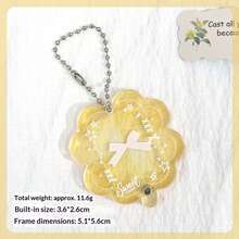Lucky Four-Leaf Clover 1-Inch Photo Frame Keychain, Idol Photo Card Holder Set, Elevator Card Holder, High Definition, Scratch-Resistant - A - View 15
