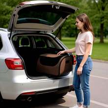 1pc,Foldable Car Trunk Organizer,Large Capacity Car Storage Box,Reinforced Foldable Organizer Box With Sturdy Handle,No More Messy Car Trunks, Perfect For Daily Commutes, Road Trips & Family ,UseCleaning Supplies & Auto Accessories, Keep All Your Car Items Organized - Storage Box - View 8