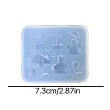 Jasmine Rabbit Resin Casting Mold, Silicone Mold Accessories, Resin Liquid Mold, Resin Keychain Silicone Mold, Resin Mold - Silicone - View 13
