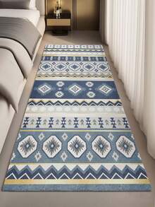 1 pieza Alfombra de gran tamaño estilo bohemio, nueva alfombra de interior lavable de falso lana, alfombra para sala de estar, alfombra para sofá, alfombra para dormitorio, alfombrilla antideslizante para mesita de noche, alfombra para piso de habitación, alfombra para comedor y cocina, almohadilla para silla de oficina, felpudo de entrada, manta de picnic al aire libre, esterilla para acampar - Multicolor-1 - Ver 18