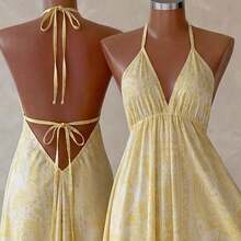 Women Midi Dresses - Marrón - View 6
