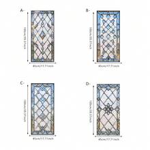 1/4pcs Exquisite Diamond Patterned Stained Glass Window Film, Static Cling Privacy Film, Rainbow Effect, Suitable For Office, Restaurant, Living Room And Home Decor - Window Film - View 16