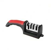 3/4 Stages Handheld Knife Sharpener, Multi Purpose Fast Sharpening Tool Non-Slip Base Design, Essential Kitchen Knives Accessory Gadget For Home Use - Multicolor - View 8