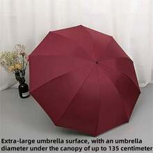 Umbrella Double Strong Rain Woman Windproof Paragua Male Women Sun Floding Fashion Business Men Umbrella Travel Essential Umbrella Rainproof Windproof - Multicolor - View 7