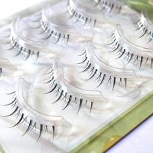 5 Pairs/Set Natural Looking Idol Bottom Eyelashes Soft Handmade Bottom Eyelash Extension Invisible Band - X11 - View 4