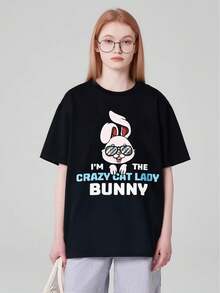 New Arrival,i'm The Lady Bunny Matching Family easter Party T-Shirt,Best Gift for you - Preto - Ver 1