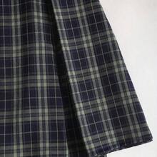 Elegante vestido mini ajustado sin mangas con estampado de cuadros - Azul - Ver 7