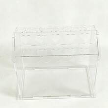 1pc Transparent Acrylic Wedding Card Holder Box With Lock And Slots, Wedding Reception Gift Card Box, Graduation Ceremony Decoration Wedding Cash Card Box, Large Size DIY Gift Card Storage Box With Lock And Slots, Party Gift Card Storage Container - Love Donation - View 7