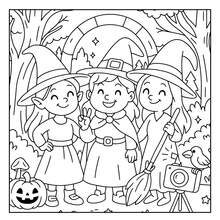 GDTME Horroy: A Cute And Creepy Coloring Book For Teenagers, 24 Pages Of Simple Lines, Easy To Color, Relaxing, A Suitable Birthday Gift For Goth Enthusiasts, Back-To-School Gift, Halloween, Stationery, Gift For Women, 7.9x7.9 Inches. - Cute Coloring - View 3