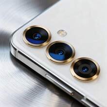 Arvin 9H HD Clear CD Texture Camera Lens Protector With Installation Locator Anti-Fall Anti-Shatter Metal Individual Ring Tempered Glass Lens Cover Strong Adsorption Phone Camera Screen Guard Compatible With Samsung Galaxy S26 Ultra S26 Plus S26 S25 Ultra S25 Plus S25 FE S24 Ultra S24 Plus S24 A57 A37 Galaxy Z Fold7 Fold6 Galaxy Z Flip7 Flip6 - Gold - View 23