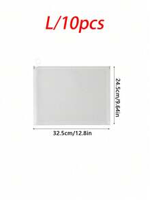 1pc/2pcs/5pcs/10pcs/A4 Paper Storage Box, File & Contract Storage Box, Desktop Miscellaneous Storage Box, Covered Dust-Proof & Moisture-Proof Storage Box, Student Exam Paper & Document Storage Box, Office & Dorm Storage Accessory, Campus Supplies, Home Storage, Study Supplies, Organizing Accessory - Multicolor - View 20