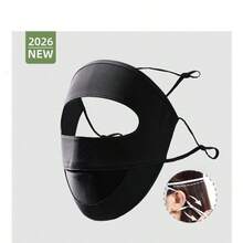 1pc Summer New Breathable Face Mask, UV Protection Facial Cover, Suitable For Daily Outings, Recreation, Cycling In Summer - Multicolor - View 6