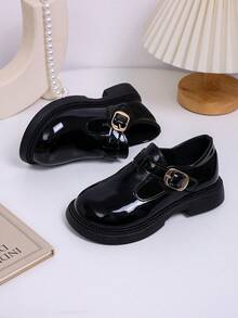 Girls' Flat Shoes Spring/Autumn New Shoes Vintage Soft Sole Performance Shoes Outdoor Shoes - Black - View 5
