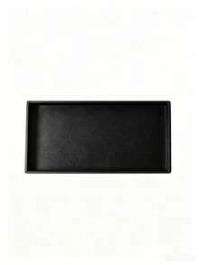 1/5pcs Black Desktop Jewelry Display Storage Box, Elegant Stackable Velvet Jewelry Tray Organizer - Portable Multipurpose Storage For Rings, Earrings And Necklaces - Black - View 8