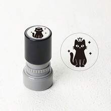 一套可爱卡通黑猫图案感光印章,适用于剪贴簿、笔记、DIY手工制作 - 貓咪 - 查看 15