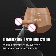 Large Dildo, Adult Toy, Sex Product, Artificial Dildo, Wearable, Sexy Lingerie, Masturbation, Leather Pants - Wearable Big Dildo (solid) - View 6
