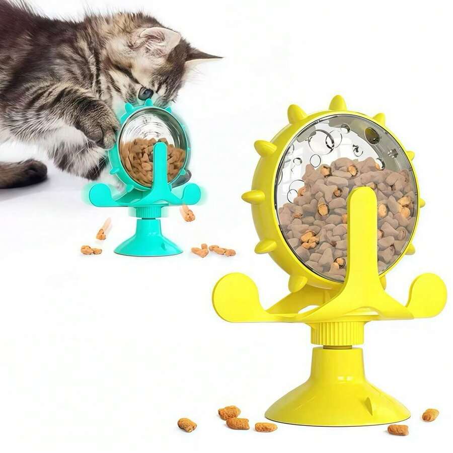 Automatic Pet Feeder, Smart Interactive Feeding Toy, Anti-Leakage Feeding Device, Suitable For Cats And Dogs