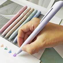12 piezas Juego de bolígrafos de punta fina de 0,5 mm con colores variados (incluye 6 recambios), adecuado para dibujar y garabatear, perfecto para tomar notas y escribir, ideal para útiles de oficina y escolares, regalos de cumpleaños, Navidad, Halloween, Año Nuevo y para amigos. Regalo de Pascua. - B - Ver 5