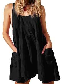 Women Short Dresses - Grey - View 7