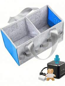 1pc Portable Bag/Handbag, Compatible With Toniebox Starter Set And Dolls; Suitable For Audio Player And Dolls Home/Outdoor Carrying Bag, Large Capacity Design, Multi-Functional Storage Bag, Can Store Miscellaneous Items, Toys, Small Objects. - Multicolor - View 2
