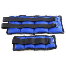 2pcs 6kg/13lb Weighted Training Sandbags, Strength Training Wrist & Ankle Sandbags - Blue - View 9