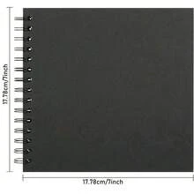 1 cuốn album ảnh lưu niệm 40 trang, bìa cứng, giấy Kraft, kích thước 7"x7", thích hợp cho đám cưới, tiệc sinh nhật. - A - Xem 9