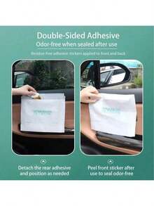 50pcs Thickened PE Trailer Trash Bags, With Long Rope For Hanging In Car, Home Or Office, Waterproof Tear-Resistant Large Capacity Storage Bags, Suitable For Waste And Daily Supplies, Black Cleaning Bags - Car Garbage Bags - View 12
