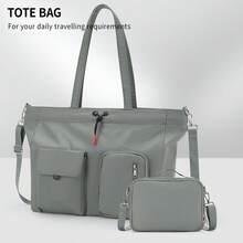 Bộ túi xách nữ thời trang tối giản mới, túi đeo vai, túi tote dung tích lớn, túi xách công sở đa năng, ví, túi đeo vai học sinh, túi xách rộng rãi, dễ mang theo, bộ túi xô nữ thời trang đa năng dung tích lớn mới năm 2026, túi xách đeo vai chéo thanh lịch tối giản phong cách thường ngày. - Nhiều màu - Xem 14