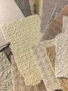1 Pack Of 28 Sheets Writable Decorative Scrapbooking Paper, Vintage Burlap Texture Special Paper - BQ1032 - View 9