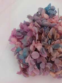999pcs Artificial Hydrangea & Lily Fake Flowers, Colorful, Suitable For DIY Projects, Photography Props, Bookmarks, Wedding Party Decor, Home Decor, Birthday Gifts, Holiday Gifts, Valentine's Day And Christmas - Multicolor - View 11