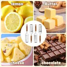 4pcs Set Stainless Steel Grater, Multi-Function Vegetable Cutter, Lemon Cheese Shaver, Ginger Shaver - Multiple Styles and Colors - View 10