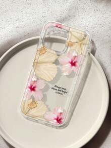 Phone Case With Floral And Butterfly Print Compatible With IPhone And Galaxy, Protective Case With Christian Cross And Bible Verse - Multicolor 2 - View 6