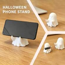 Halloween Ghost Phone Holder, Creative Desktop Ornament, Dual-Use Stand For Phone And Pen Storage - Multicolor - View 3