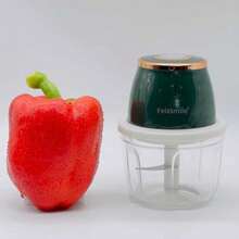 Feizsmile Powerful 304 Stainless Steel Portable Electric Food Chopper And Processor - 350ml Plastic Mini Wireless USB Handheld Garlic Slicer, Suitable For Vegetables And Meats - Dark Green - View 10