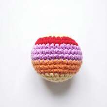 Handmade Knitted Hacky Sack, 2026 Upgraded Crochet Footbag Juggling Balls, Geometric Pattern For Adults Beginners - F-5CM-1件 - 查看 12
