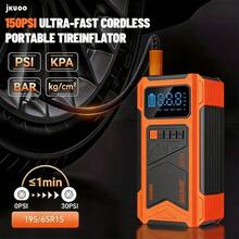 150PSI Tire Inflator And Air Compressor, 8000A Emergency Jump Starter (Suitable For 9.9L Gasoline And 9.01L Diesel Engine Models) For Motorcycle, Car, Truck - Portable Multi-functional Pump - View 7