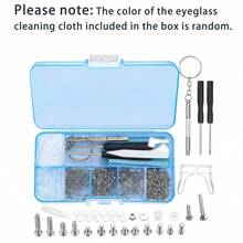 Eye Glass Repairing Kit,Upgraded Eyeglass Repair Kit With Screws Eyeglass Screwdriver,Eyeglass Nose Pads,Eyeglass Ear Grips,Tweezer For Fashion Glasses - Multicolor - View 12