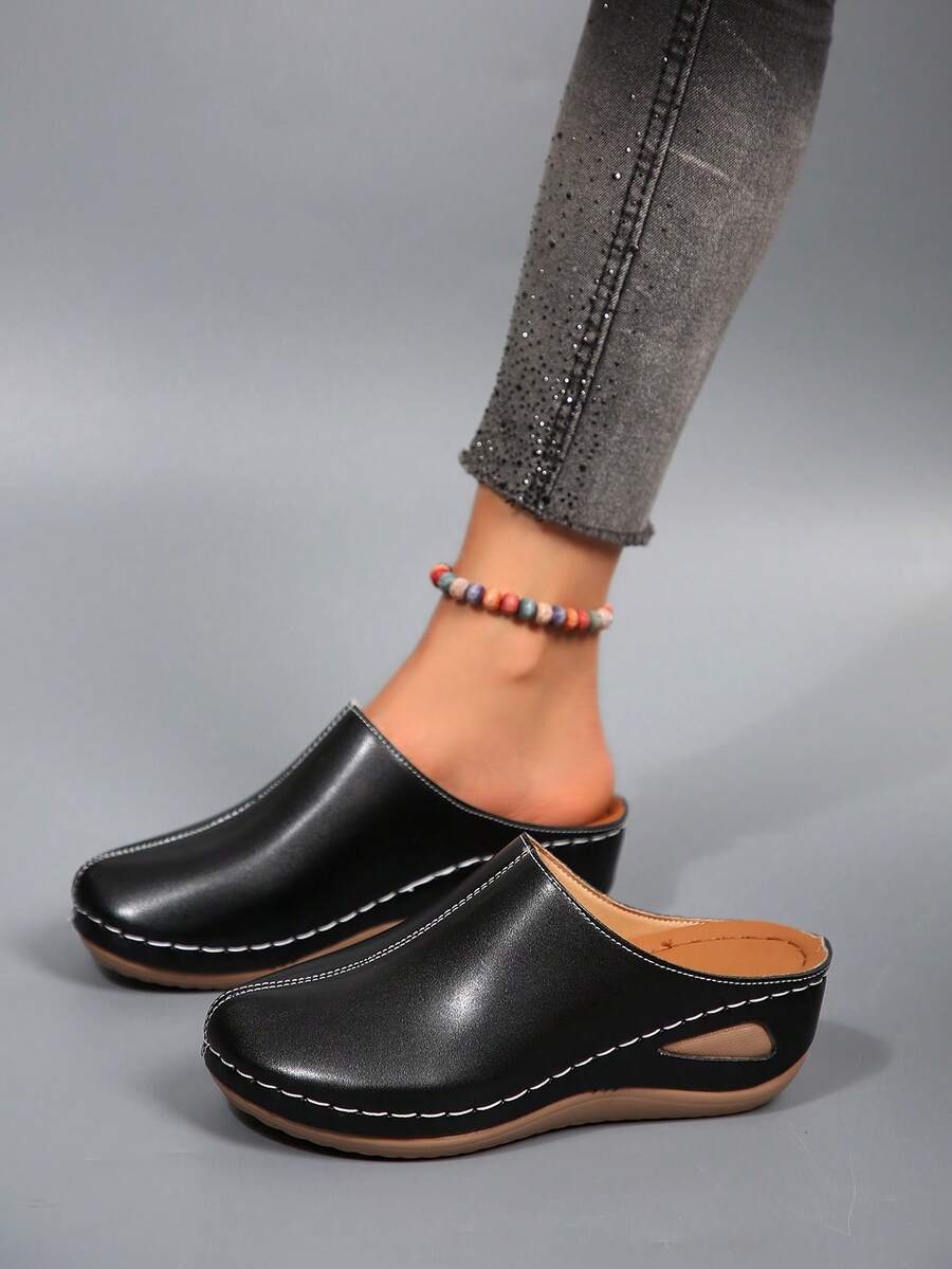 Hollow Out Wedge Sandals, Comfortable To Wear, Suitable For Long Hours Of Work And Shopping