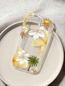 Floral And Butterfly Print Phone Case Compatible With IPhone And Galaxy, Protective Case With Christian Cross And Bible Verse - 多色 3 - 查看 6